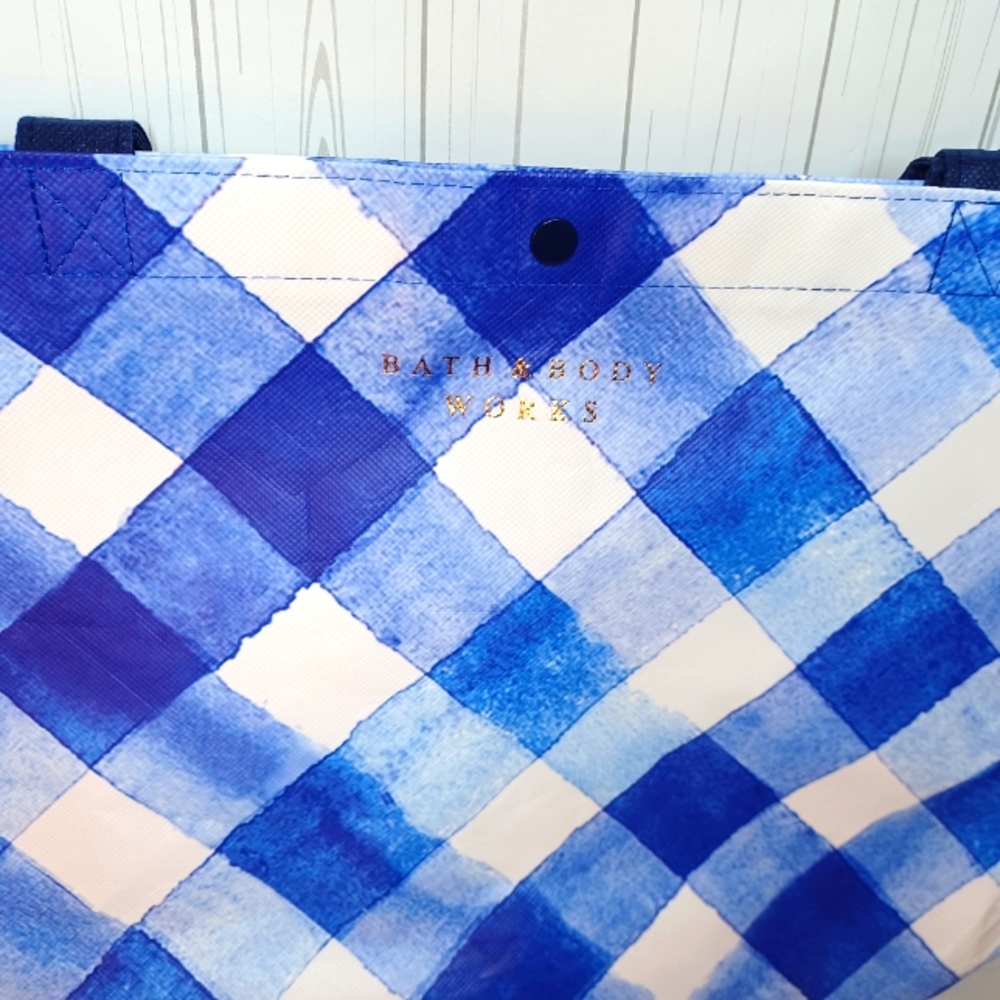 Bath & Body Works Gingham Tote Bag